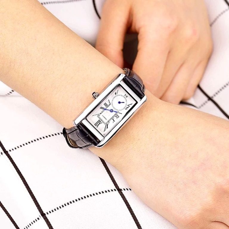 Alternative view of Vintage rechthoekig horloge dames