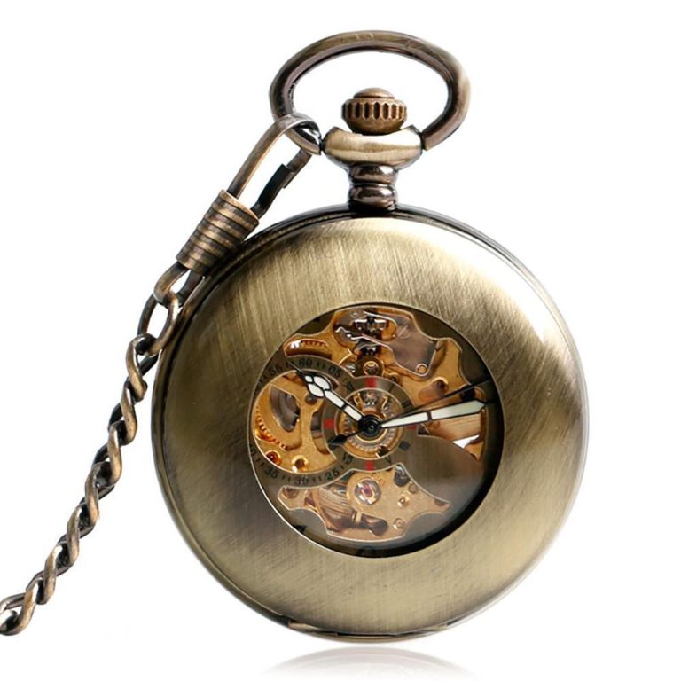 Steampunk zakhorloge (Geschenkset)