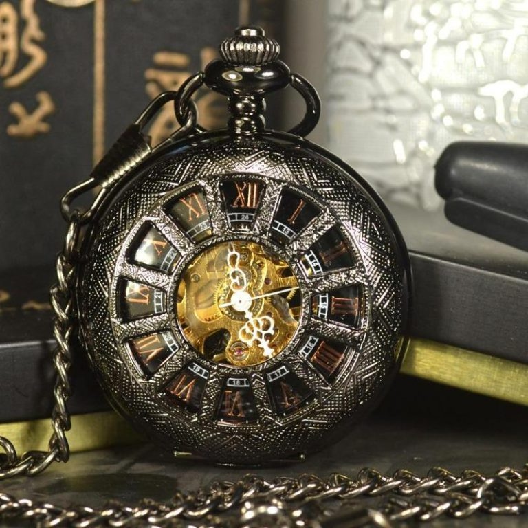 Steampunk zakhorloge black persona