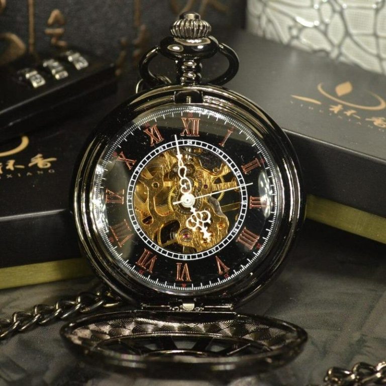 Alternative view of Steampunk zakhorloge black persona