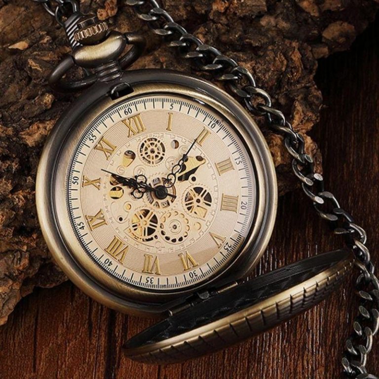 Alternative view of Steampunk zakhorloge zonder batterij