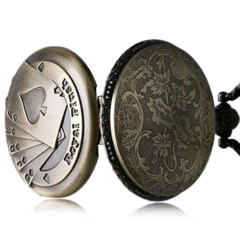 Alternative view of Steampunk poker zakhorloge