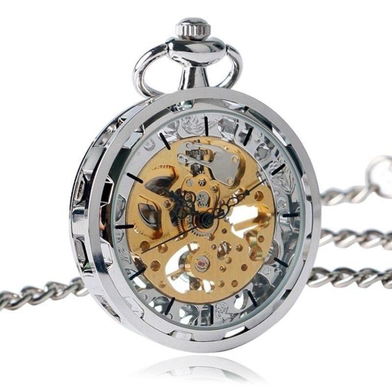 Zakhorloge met zichtbaar mechanisme