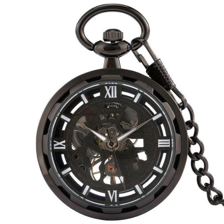 Zwart skelet zakhorloge
