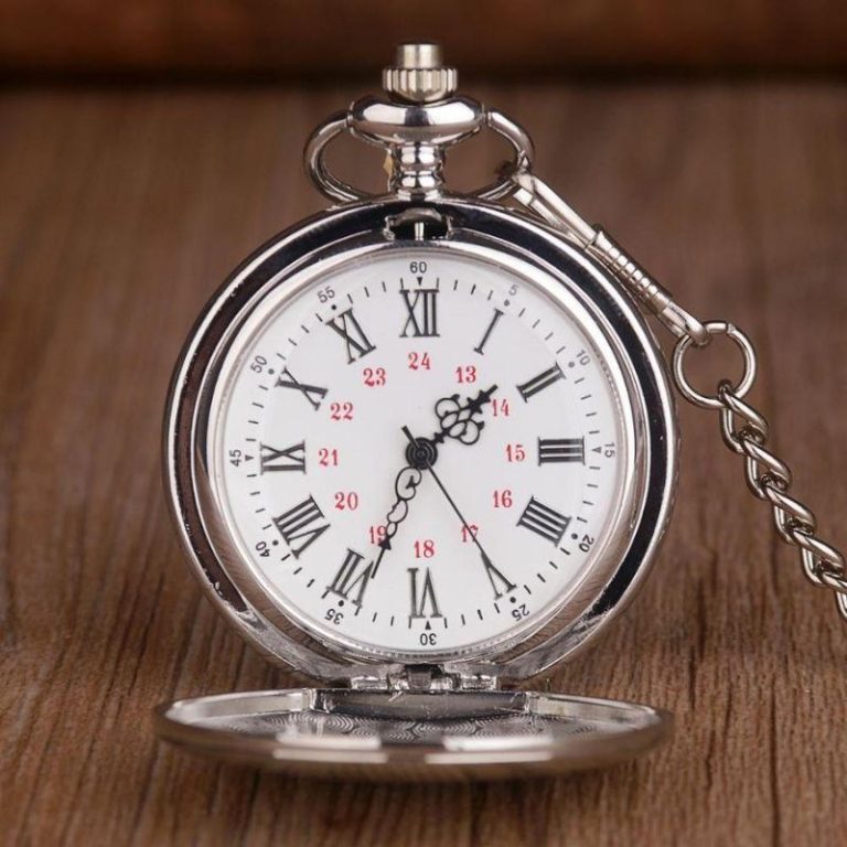 Alternative view of Vintage zilveren zakhorloge