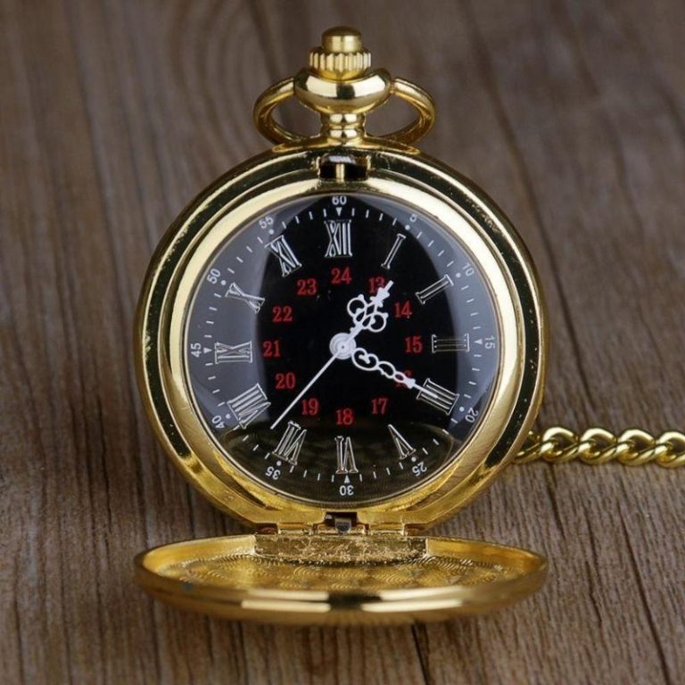 Alternative view of Vintage gouden zakhorloge